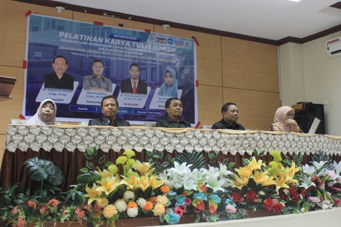 					Jurusan Ilmu Komunikasi UIN Alauddin Makassar Gelar Pelatihan Karya Tulis Ilmiah