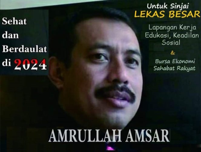 					Bakal Calon Bupati Sinjai, Amrullah Amsar. (Foto: Ist)