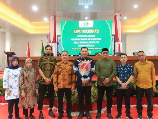 					Sekda Takalar Wakili Pj. Bupati Pimpin Rakor Kab/Kota tentang Persiapan Pelaksanaan MTQ XXXIII Tk. Prov. Sulsel