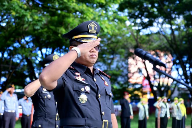 					Peringati Hari Bhakti Pemasyarakatan Ke-60, Lapas Kelas IIA Bulukumba Gelar Upacara Tabur Bunga di TMP