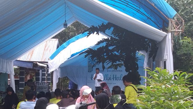 					Sambutan H Sumardi Sunusi Mewakili Keluarga. (Foto: BERITA.NEWS/ Syarif)