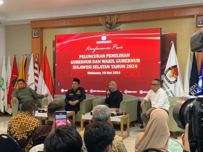 					Selfi Yamma di Peluncuran Pilgub Sulsel, KPU Target Tingkatkan Partisipasi Pemilih