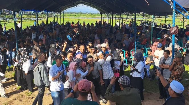 					Ribuan Warga Pinrang Sambut Kunjungan Andi Sudirman