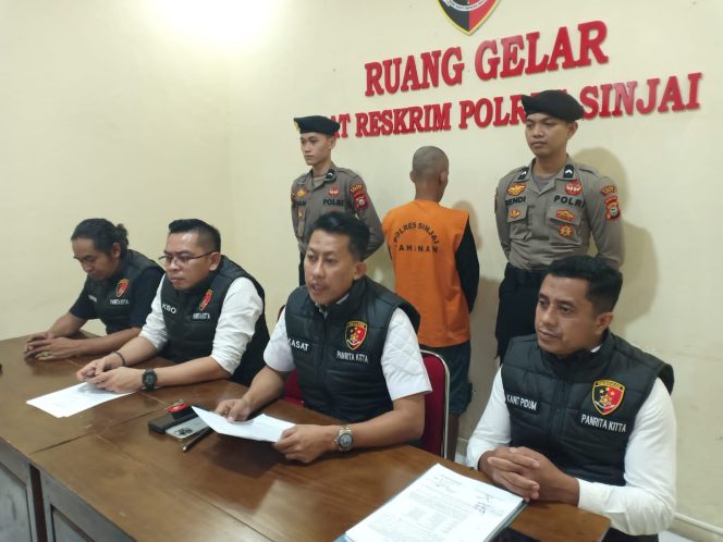 					Gelar Perkara Kasus Penganiayaan oleh RG yang Dipimpin Kasat Reskrim Polres Sinjai Iptu Andi Rahmatullah. (Foto: Ist)