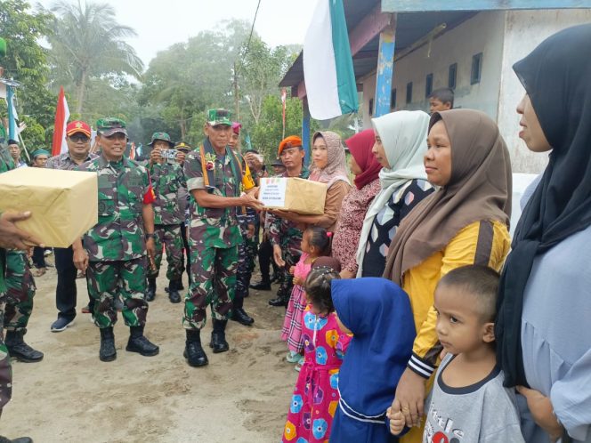 					Dansatgas Letkol Inf Nanang Agung Wibowo Sambut Kunjungan Tim Wasev