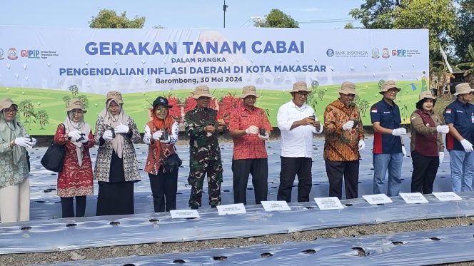 					Bank Indonesia Gelar Gerakan Tanam Cabai Tekan Inflasi di Kota Makassar