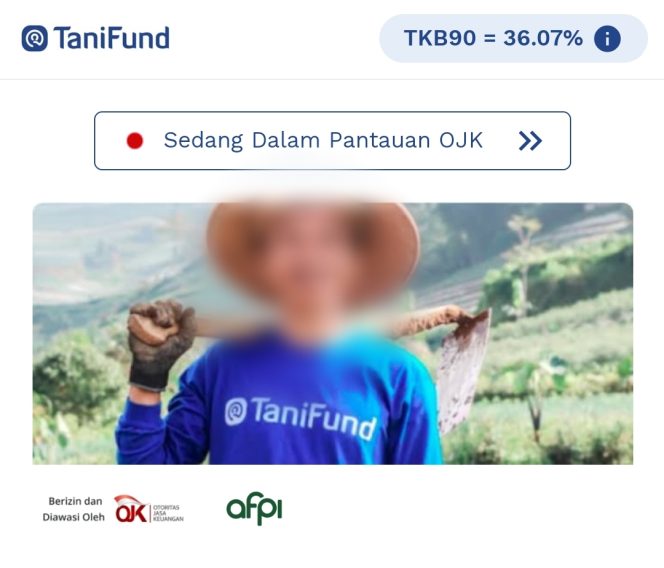 					Izin Usaha PT. Tani Fund Dicabut, Ini Alasan OJK 