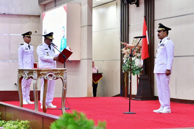 					Pelantikan Pj Bupati Pinrang Ahmadi Akil di Kantor Gubernur Sulsel (dok)