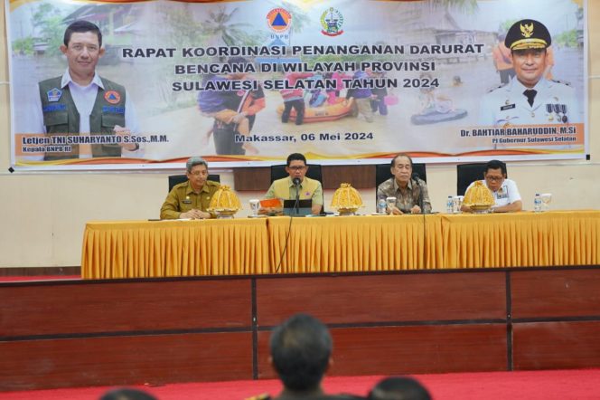 					Rakor Penangan Bencana di Sulsel bersama BNPB RI (dok)