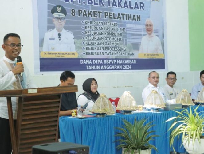 					Pj. Bupati Takalar Buka Pelatihan Berbasis Kompetensi Bagi Pencari Kerja