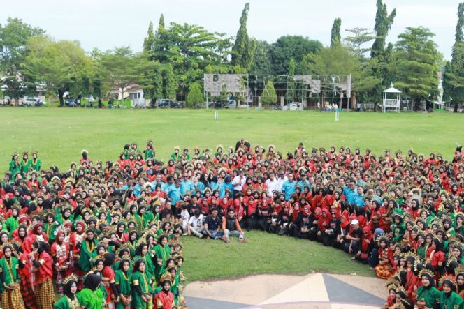 					Takalar Ikut Andil, Pecahkan Rekor MURI Sulsel Menari Bersama 24 Kabupaten/Kota