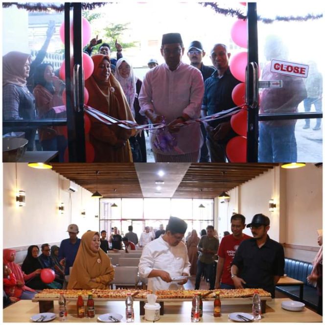 					Wabup Edy Manaf Buka Cabang Dellpizza Bulukumba Dihari Jumat: Ada Keberkahan