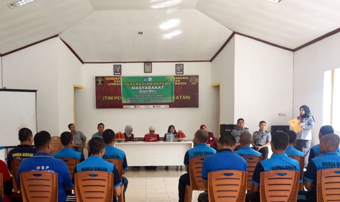 					WBP Lapas Maros ikuti Pelatihan dan Penyuluhan dari Universitas Patompo