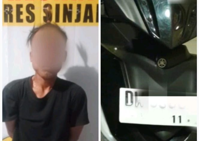 					Curi Motor dan Helm di Sinjai, Pemuda Asal Cangkano Bone Diringkus Polisi