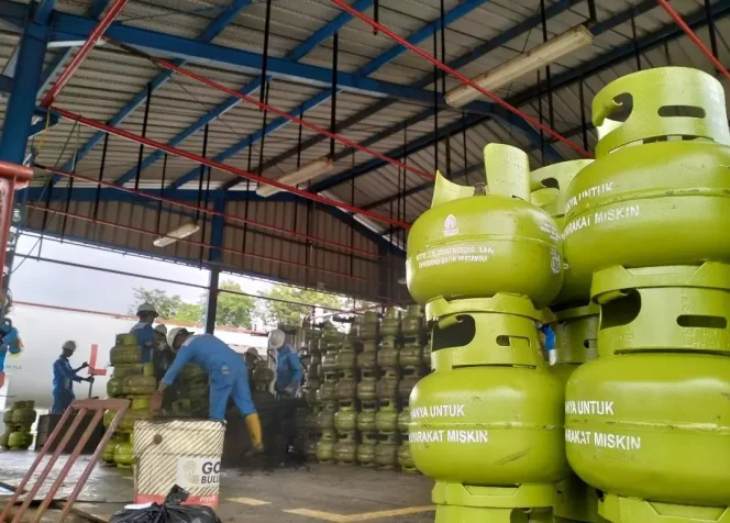 					Pangkalan Tabung Gas atau LPG. (Dok. Humas Pemkab Depok/ Net)
