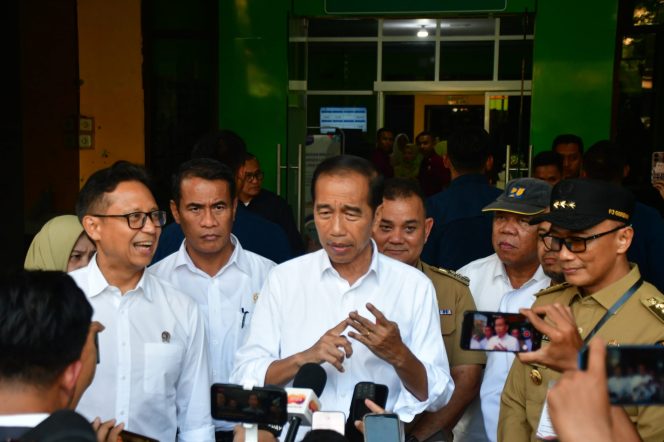 					Kunjungan Kerja Presiden Jokowi di RSUD Sinjai. (Dok. Ist)