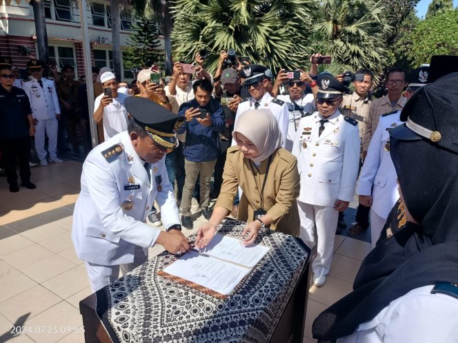 					Di Lantik Kembali, Masa Jabatan 82 Kades di Jeneponto Diperpanjang 2 Tahun