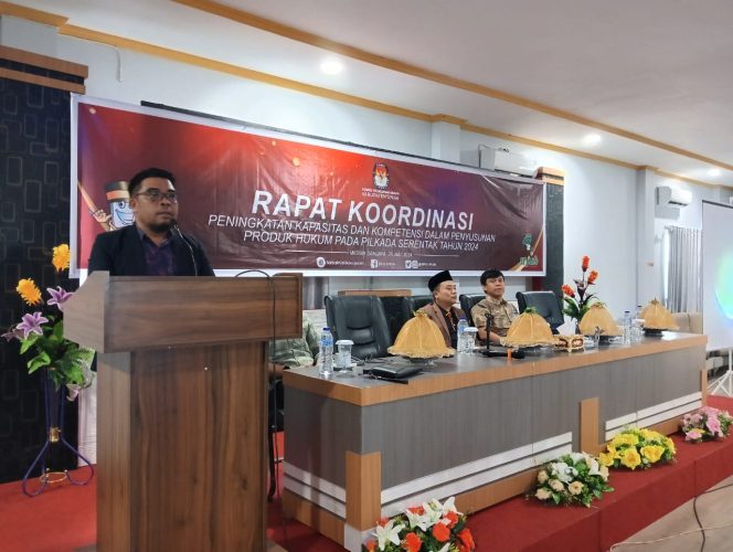 					KPU Sinjai Rakor Bersama PPK Bahas Produk Hukum