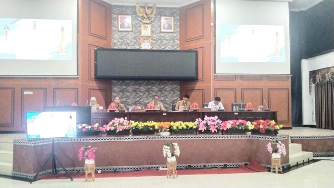 					Rapat Pembentukan Panitia Hari Ulang Tahun (HUT) ke 79 Kemerdekaan Republik Indonesia (RI) tingkat Kabupaten. (Dok. Berita.News/ Syarif)