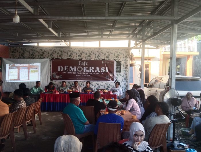 Cafe Demokrasi KPU Bulukumba di Kecamatan Ujung Loe. (Dok. Berita.News/ Syarif)