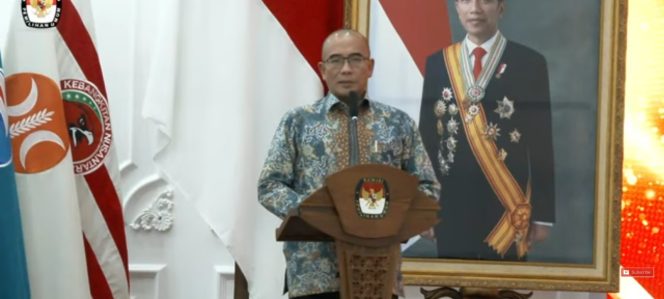 					Mantan Ketua KPU RI, Hasyim Asy'ari. (Dok. Berita.News/ Screenshoot YouTube KPU RI)