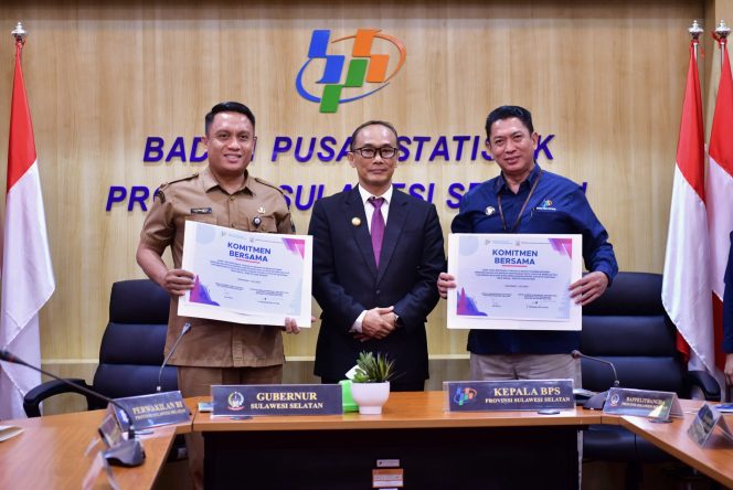 					Pj Gubernur Sulsel Prof Zudan Arief Fakhrulloh di Kantor BPS Sulsel (dok.)