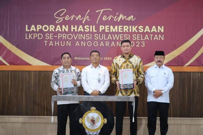 					Serahkan LKPD TA 2023, Abdul Rauf Harap Gowa Raih WTP ke-12 Kalinya 