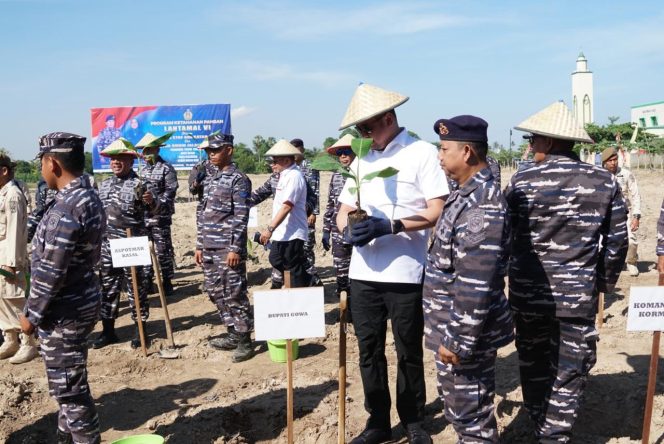 					Bupati Adnan Apresiasi Program Ketahanan Pangan Lantamal VI yang Sasar Wilayah Gowa 