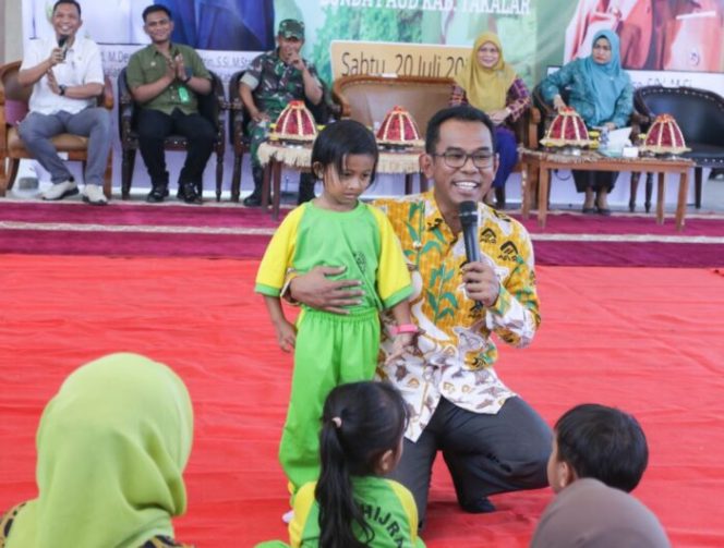 					Hari Anak Nasional, Pj Bupati Takalar Sosialisasi Gemar Makan Ikan dan Market Day