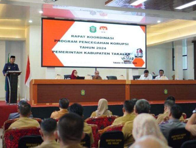 					Pj. Bupati Takalar Buka Rapat Koordinasi bersama Korsupgah KPK