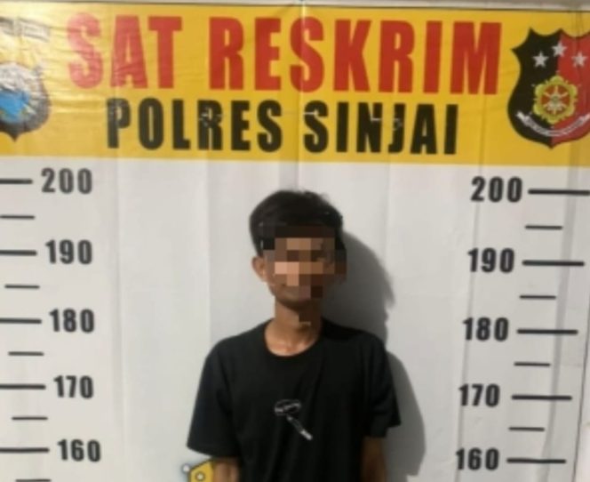 					Terduga Pelaku MI Diamankan di Mapolres Sinjai. (Dok. Ist)