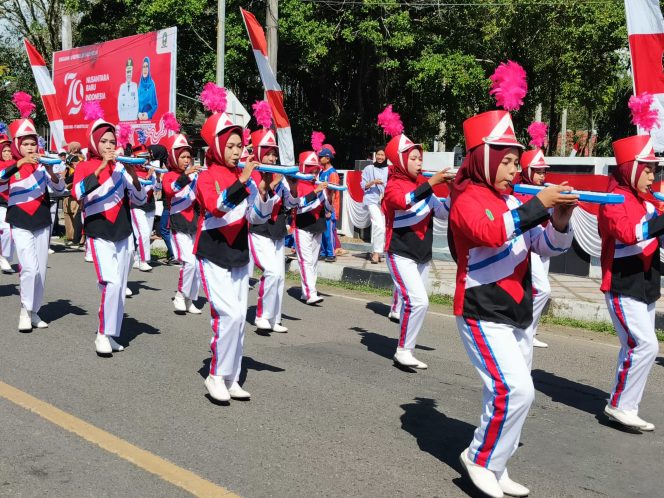 					Lomba Drum Band Tingkat Pelajar Meriahkan HUT RI ke- 79 di Sinjai