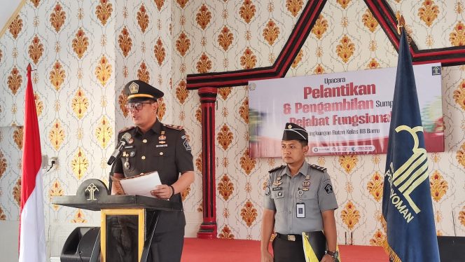 					Pelantikan & Pengambilan Sumpah Pejabat Fungsional, Karutan Barru : Tanamkan Integritas dan Profesionalitas