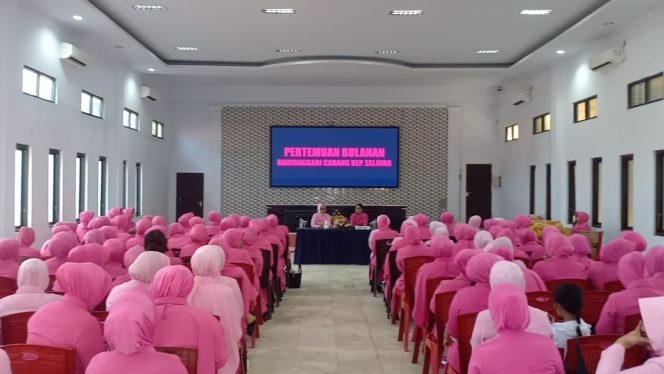 					Pertemuan Rutin Pengurus Bhayangkari Cabang Selayar. (Dok. Ist/ Humas)