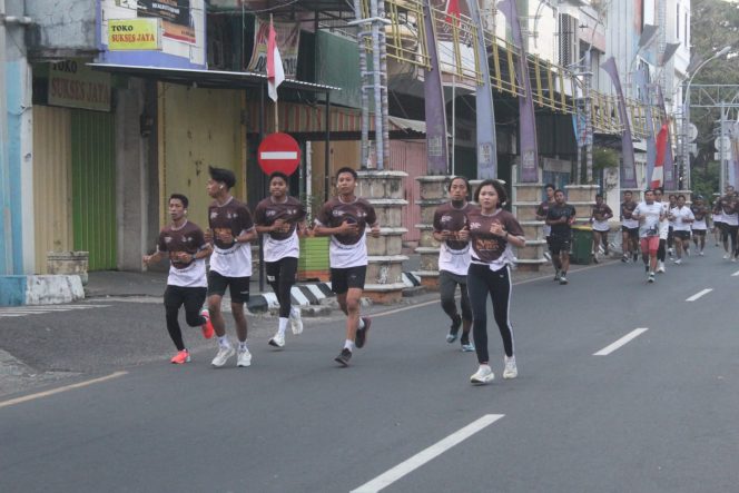 					Peserta Pilkada Run KPU Kota Parepare. (Dok. Berita.News/ Wahyu Ady Saputra)