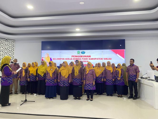 					38 Pengurus Pokja Bunda PAUD Sinjai Periode 2023-2024 Dikukuhkan