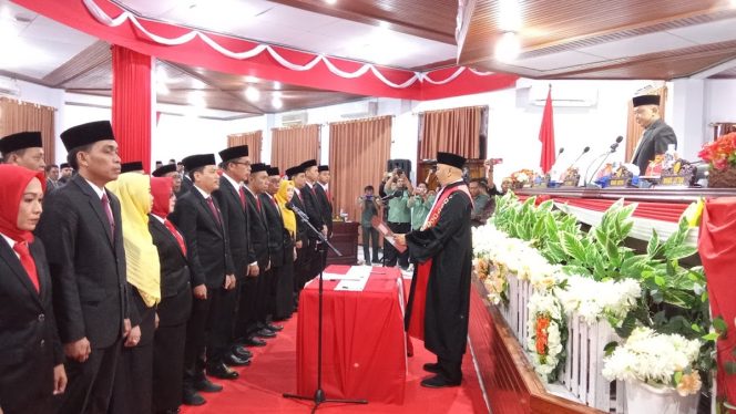 					Pelantikan 25 Anggota DPRD Kepulauan Selayar Periode 2024-2029. (Dok. Ist)