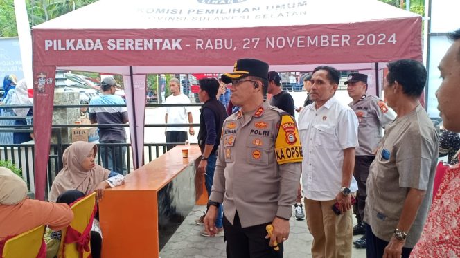 					AKBP Adnan Pandibu Pimpin Langsung Pengamanan Pendaftaran Paslon Bupati dan Wabup Selayar