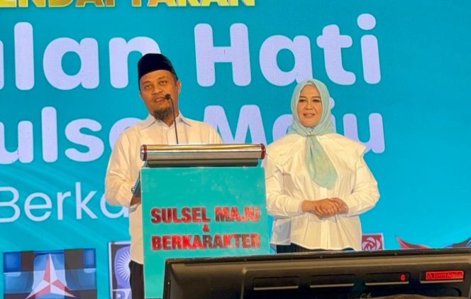 					Deklarasi Andalan Hati Maju Pilgub Sulsel, Komitmen Lanjutkan Pembangunan Sulsel