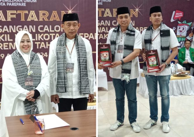 					Pasangan Calon Walikota dan Wakil Walikota Parepare, Erna Rasyid Taufan - Rahmat Sjamsu Alam dan Nurhaldin Halid - Taqyuddin Djabbar. (Dok. Berita.News/ Kolase)
