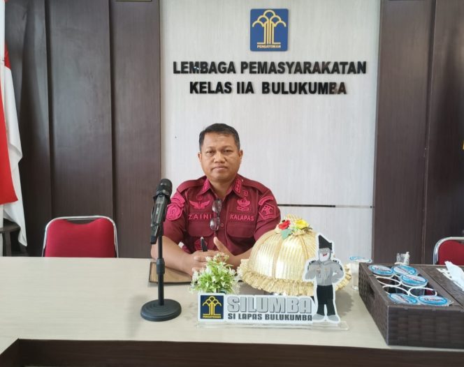 					Kepala Lapas Kelas IIA Bulukumba, Mut Zaini. (Dok. Ist)