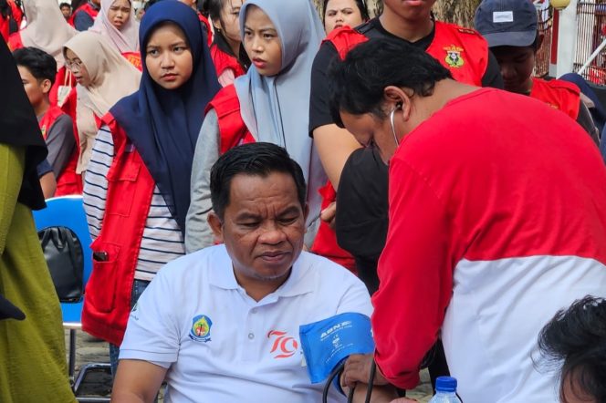					Jelang HUT ke- 79 RI, RSUD Lanto Daeng Pasewang Gelar Aksi Donor Darah dan Jalan Santai