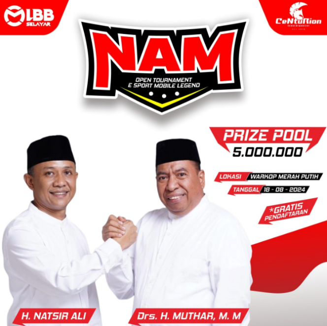 					NAM Turnament Mobile Legend Segera digelar, Total Hadiah Jutaan Rupiah