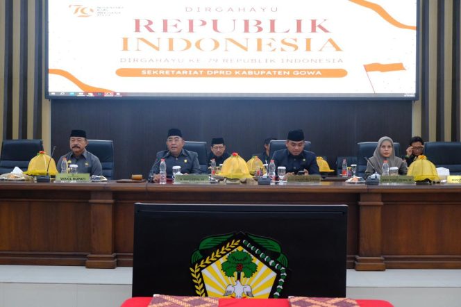 					Lakukan Sinkronisasi Program Daerah dengan Pusat, Pemkab Gowa Serahkan Ranperda RPJPD 2025-2045