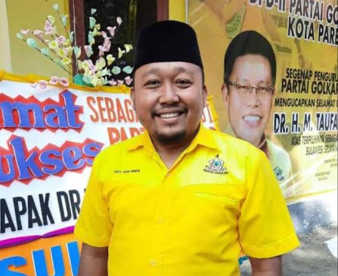 					mantan Wakil Ketua Bappilu Partai Golkar Parepare, Fadly Agus Mante atau akrab di sapa Awin. (Dok. Ist)