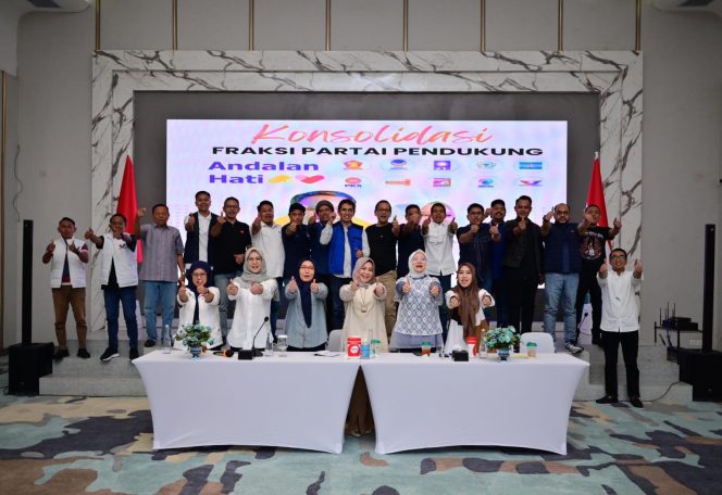 					Andalan Hati Perkuat Mesin Koalisi, 35 Legislator DPRD Makassar Siap Bergerak