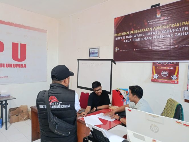 					Hasil Penelitian Persyaratan Administrasi, Bawaslu Bulukumba: Semua Bapaslon Masih Status BMS