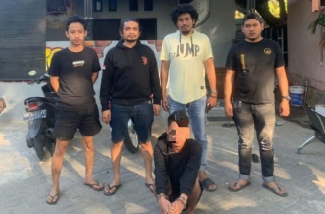 					Terduga Pelaku Curanmor saat Diringkus Tim Resmob Polres Bantaeng dan Sinjai. (Dok. Ist)