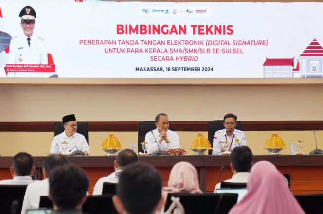 					Prof Zudan Apresiasi Kominfo dan Disdik Gelar Bimtek TTE untuk Kepsek se-Sulsel