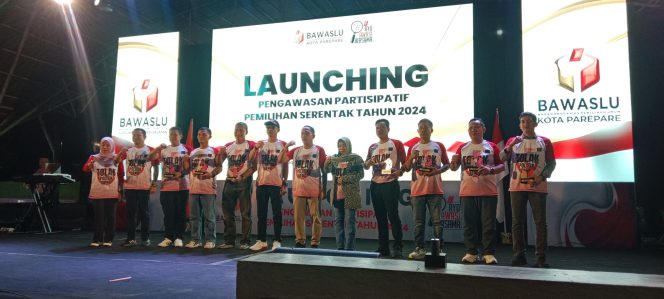 					Bawaslu Parepare Launching Pengawasan Partisipatif Pemilihan Serentak 2024